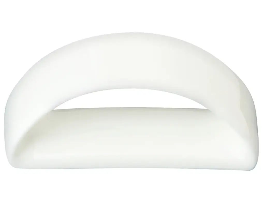 Rond de serviette 'Bone' blanc 