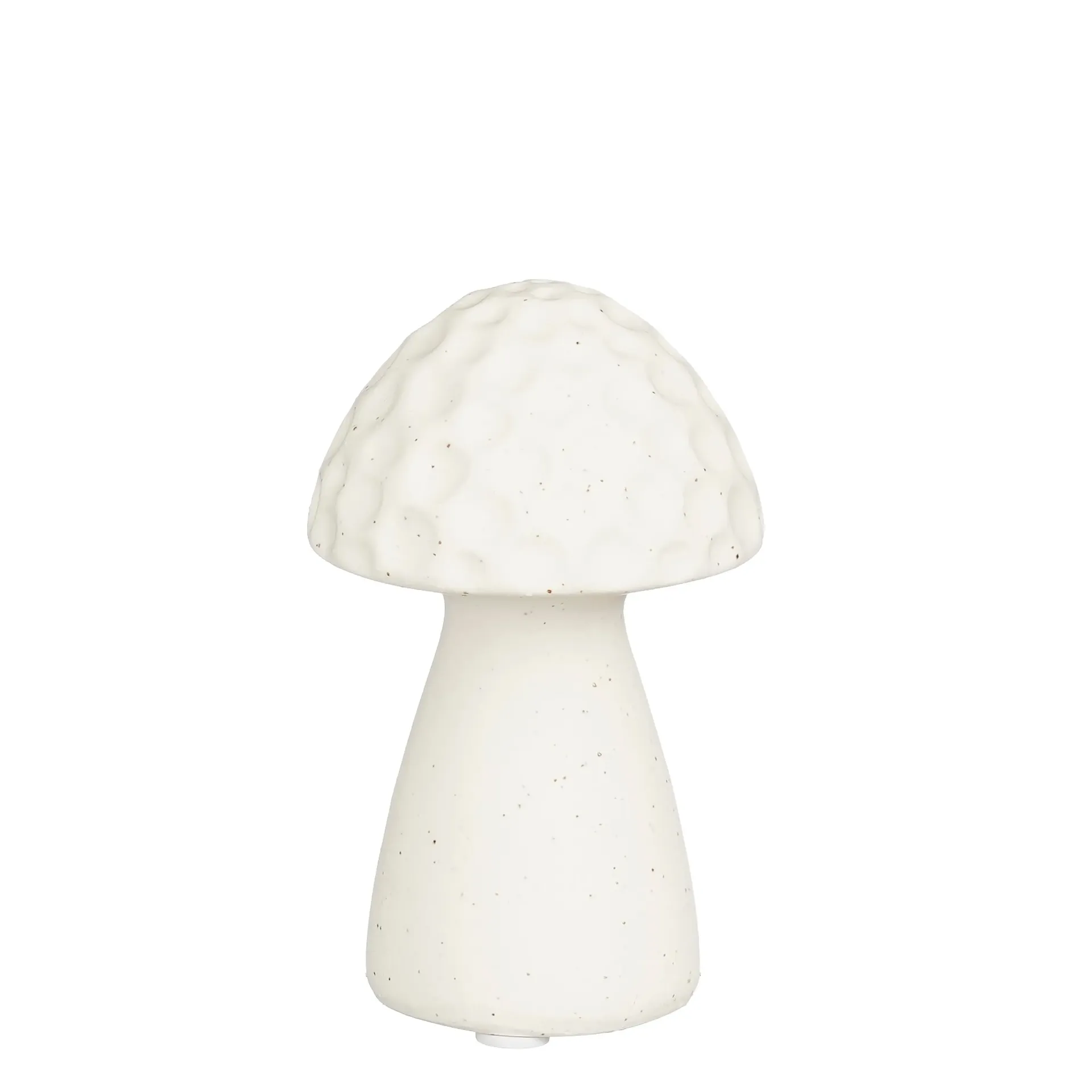 Déco 'Champignon' ø8x13cm blanc
