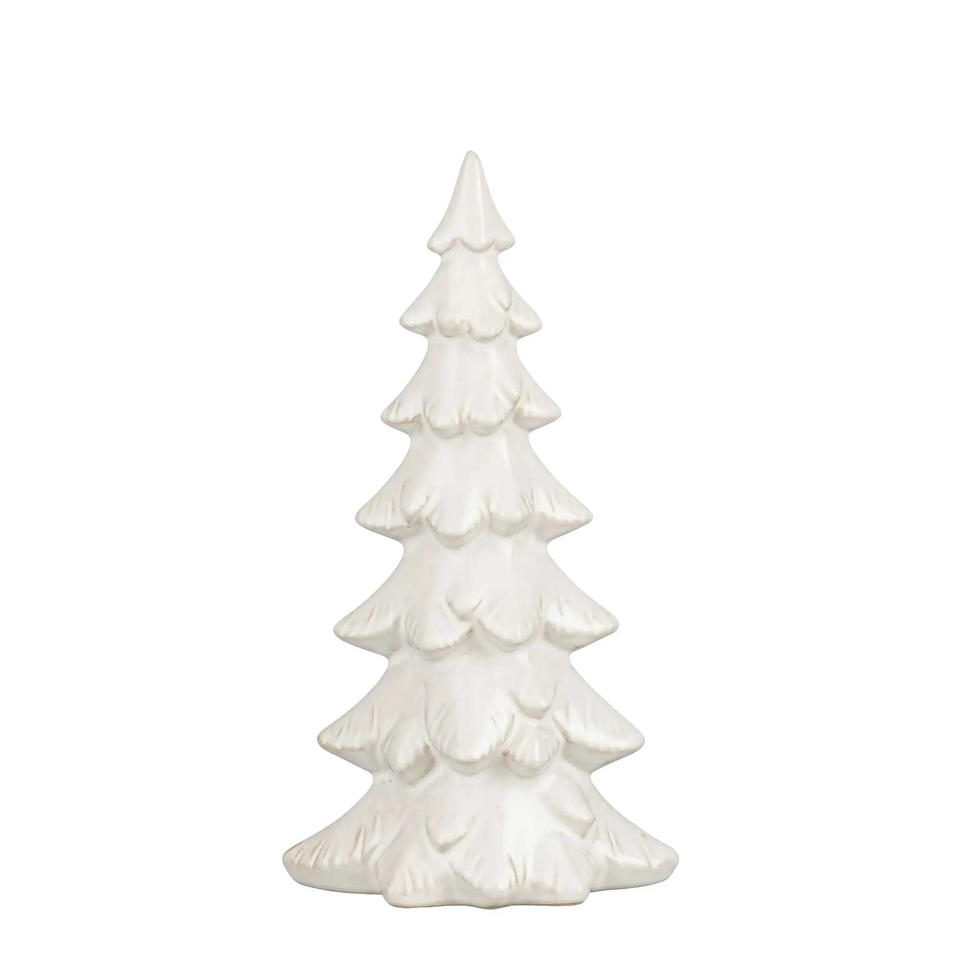 Déco 'Sapin Elia' 24cm blanc