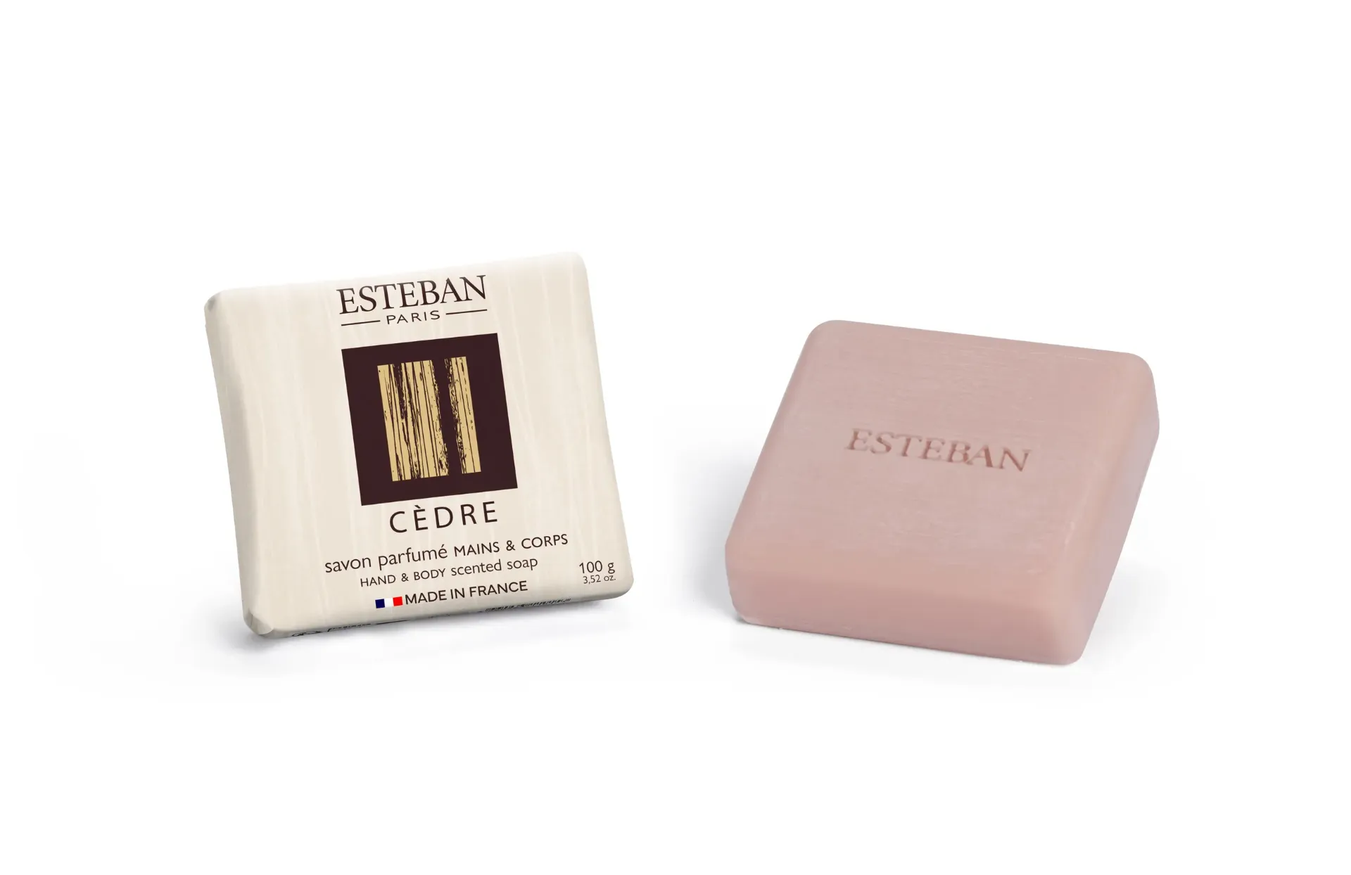 Savon solide 'Cèdre' mains & corps 100gr